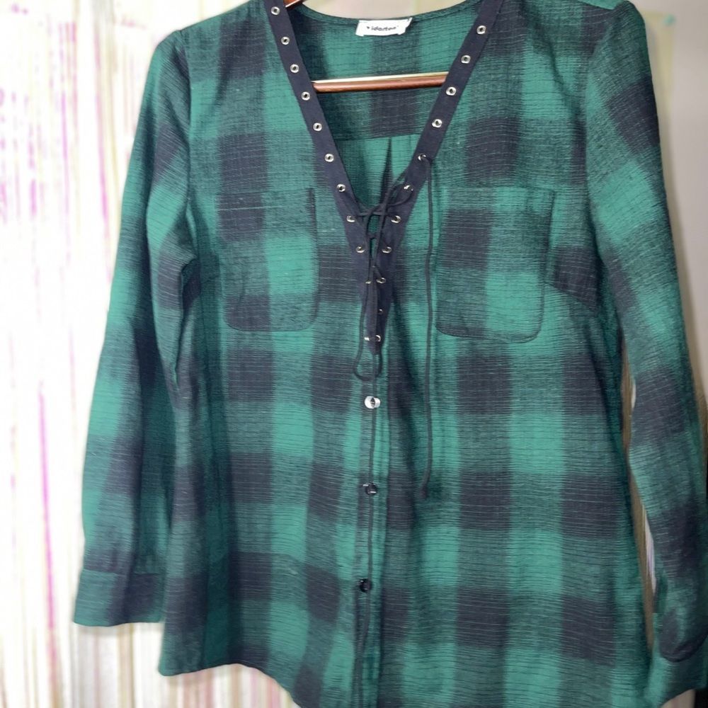 Yidarton plaid Top
